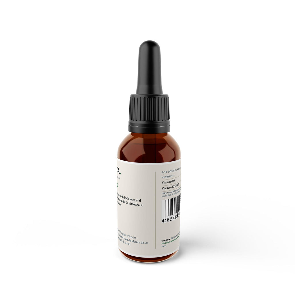 Vitamina D3 + K2 · Huesos e inmunidad (1.700 gotas · 50 ml)