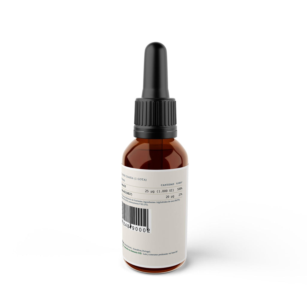 Vitamina D3 + K2 · Huesos e inmunidad (1.700 gotas · 50 ml)