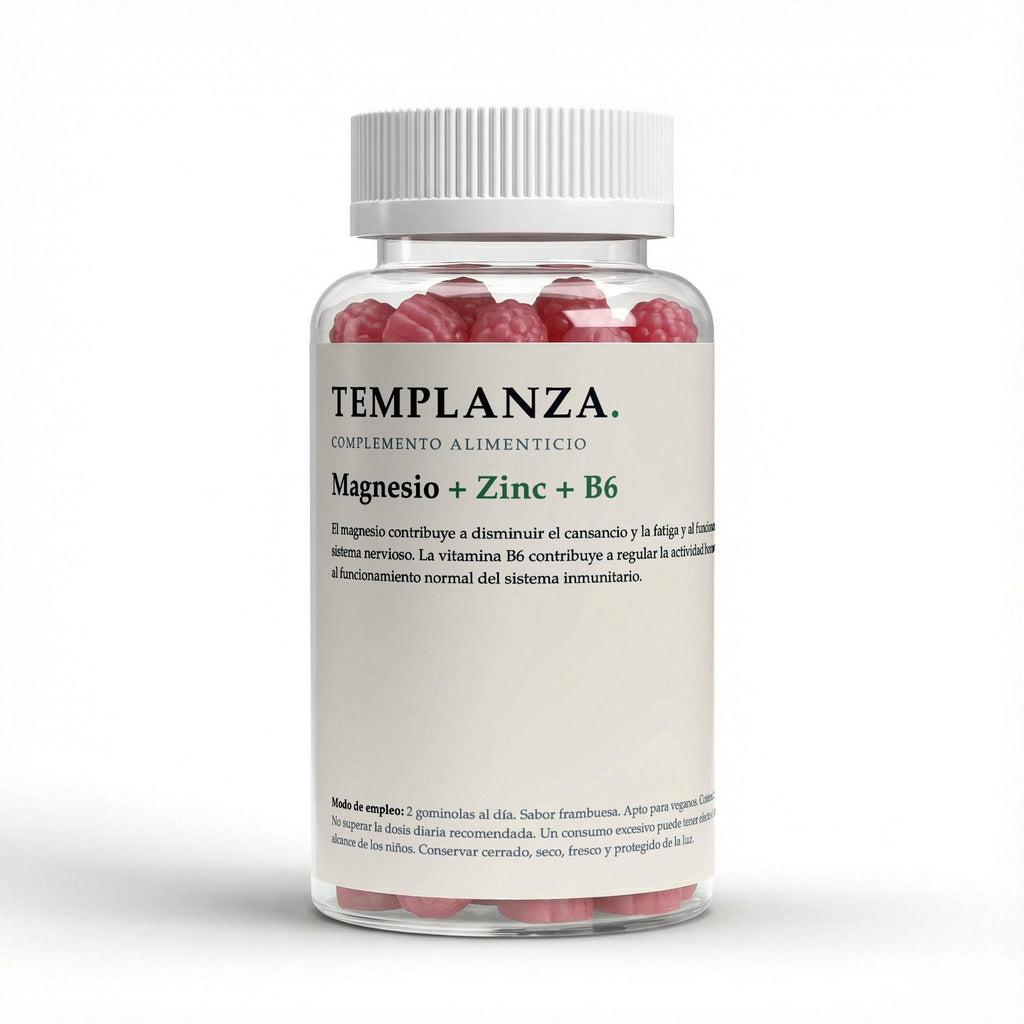 Magnesio + Zinc + B6 · Gominolas (60 uds)