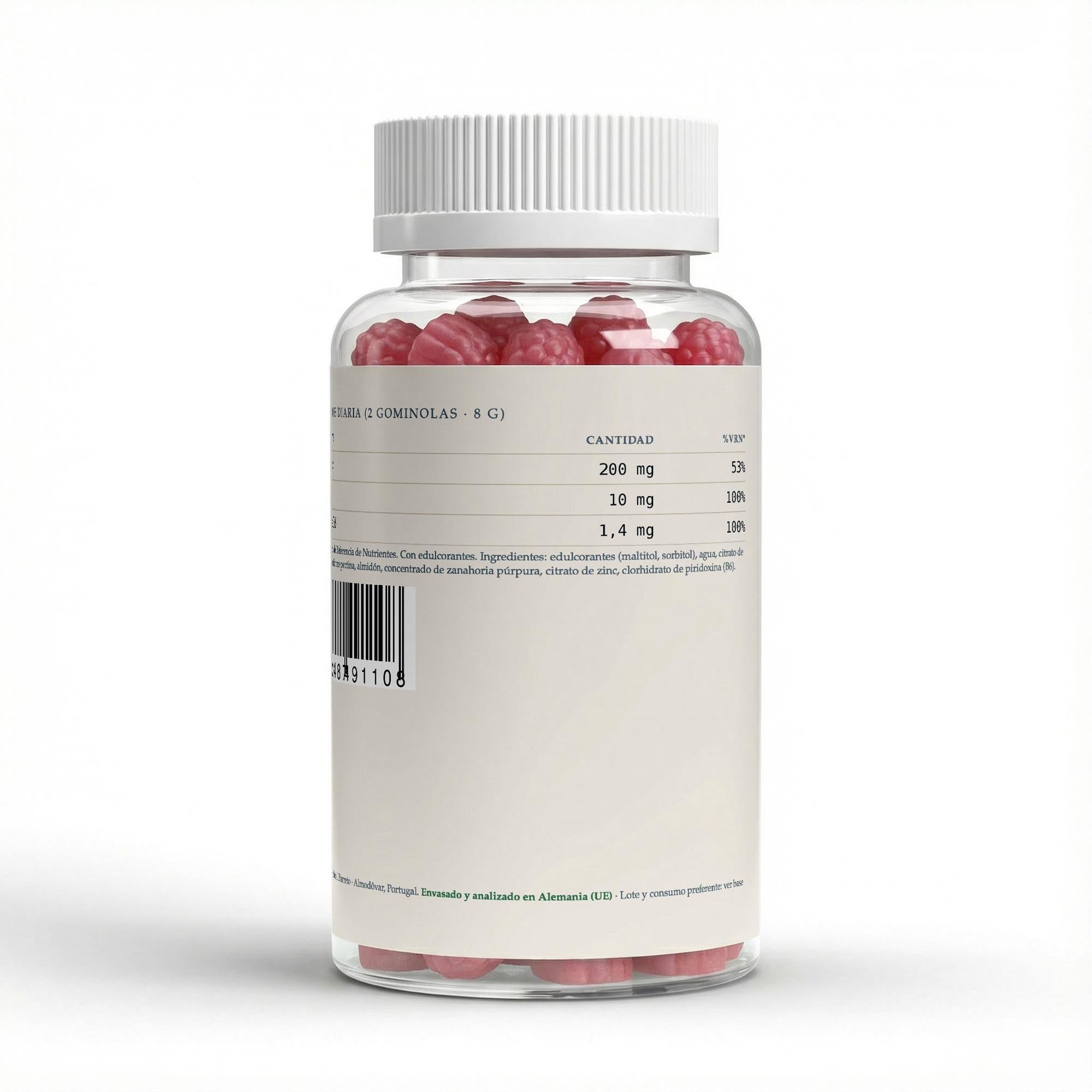 Magnesio + Zinc + B6 · Gominolas (60 uds)