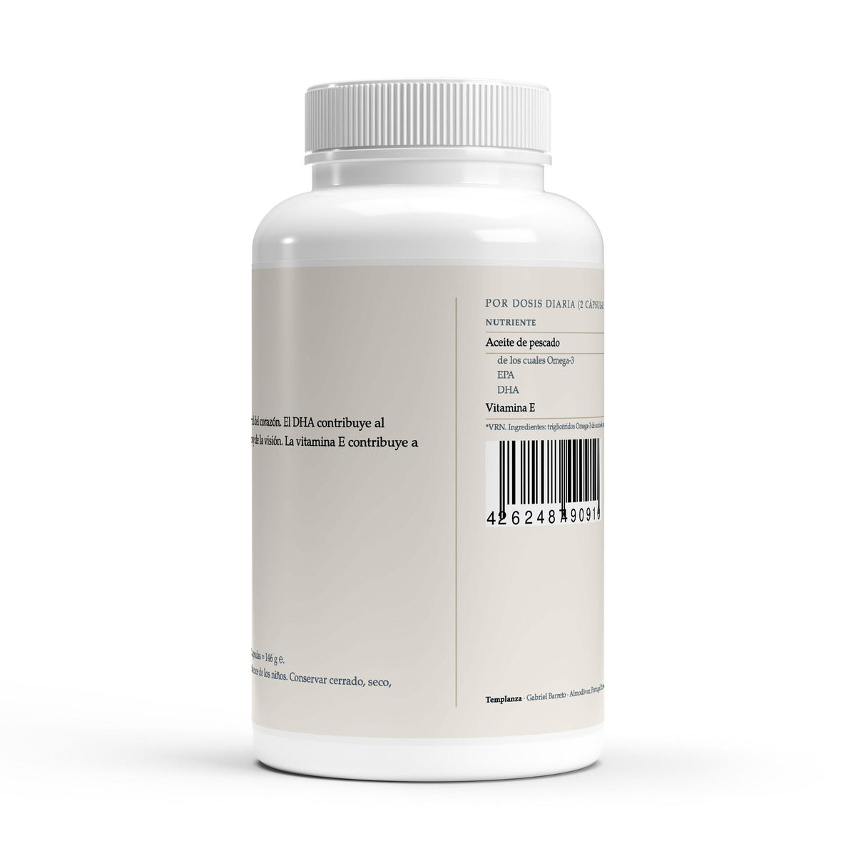 Omega-3 EPA/DHA de alta concentración (120 perlas)