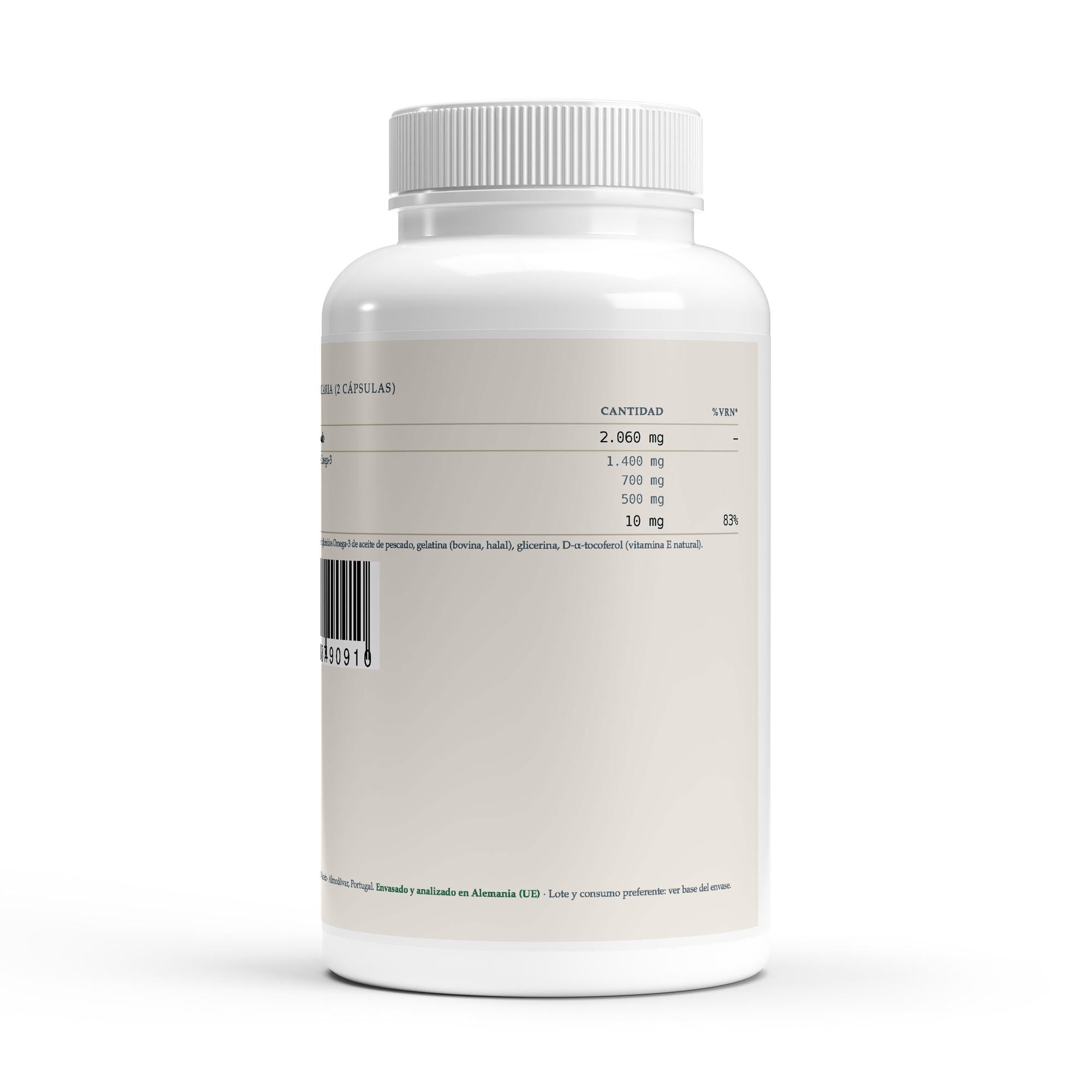 Omega-3 EPA/DHA de alta concentración (120 perlas)